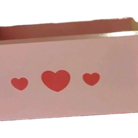 Pink Wooden Cradle Dollhouse Furniture Nursery Rocking Crib Bed  miniature Heart - Picture 2 of 7